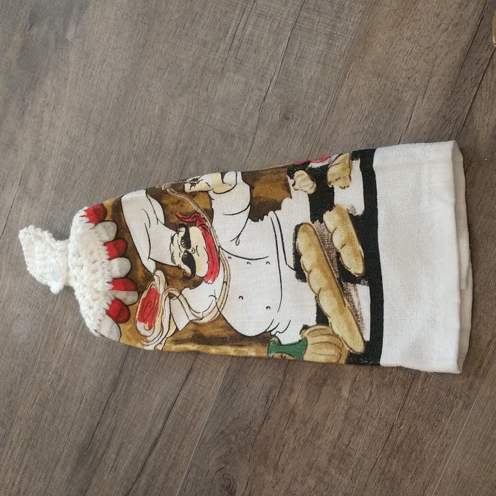 Homemade Crochet Decorative Towel Bakery Chef‎